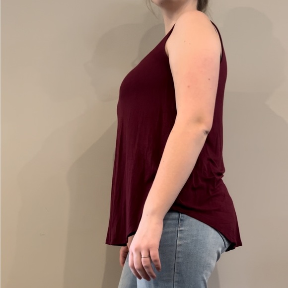 Soft Maroon Tank Top - Picture 3 of 3